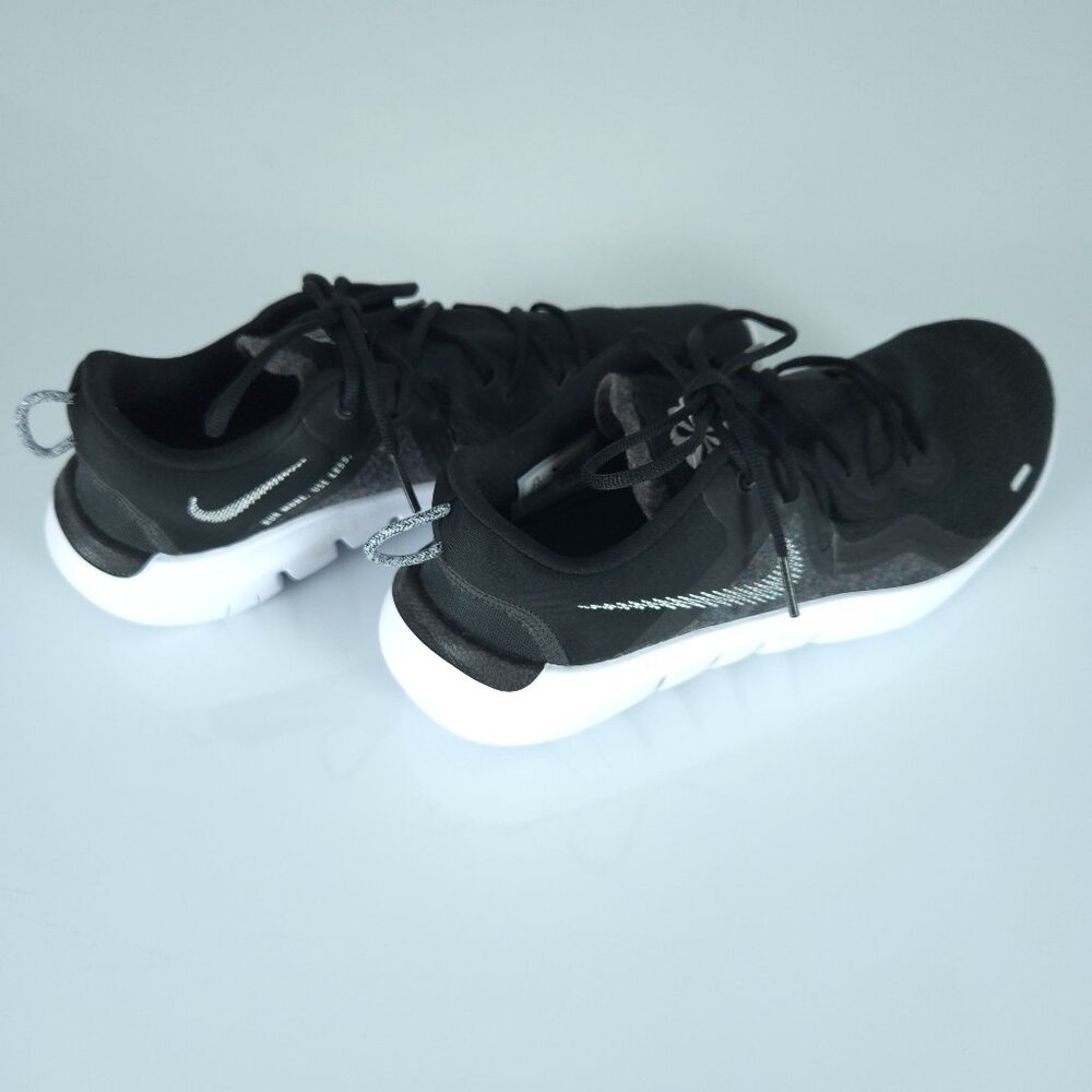 Nike Flex 2021 RN Running Shoes Black White Mens 9.5 CW3408-002 Athletic